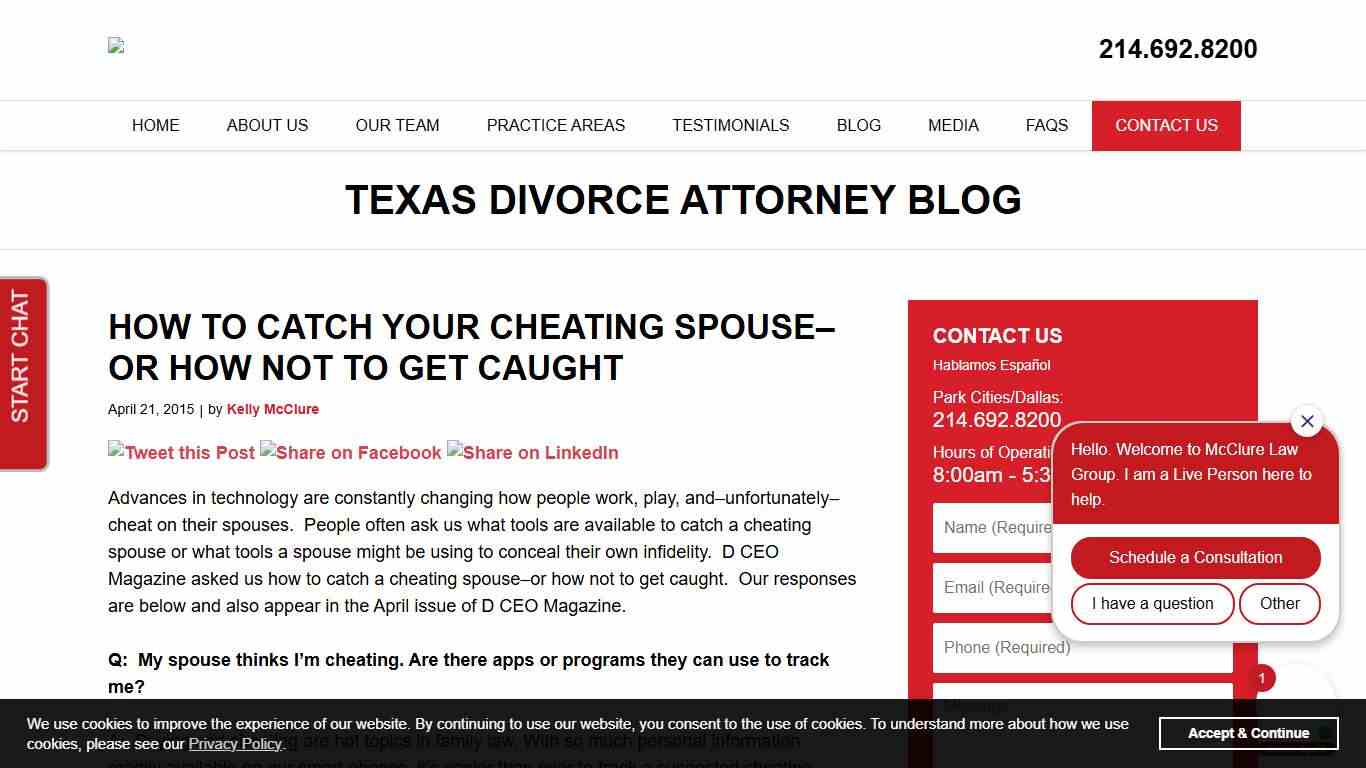 How to Catch Your Cheating Spouse--or How Not to Get Caught — Texas Divorce Attorney Blog — April 21, 2015